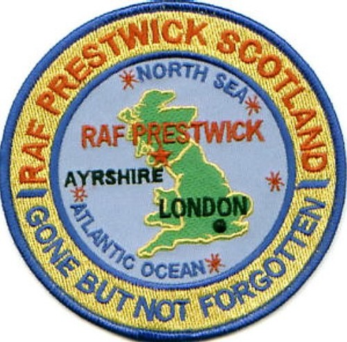 Usaf base patch prestwick - patch,,