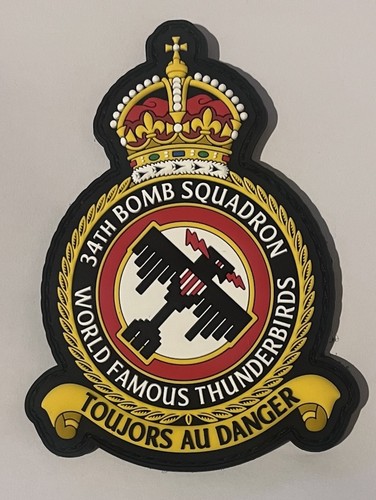 34th bomber squadron crest - bomber,